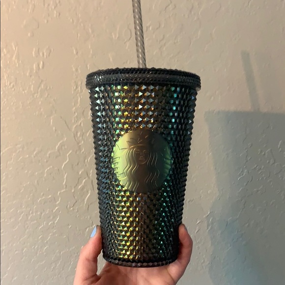 Starbucks NEW Fall grande Black Iridescent Studded - Picture 1 of 1